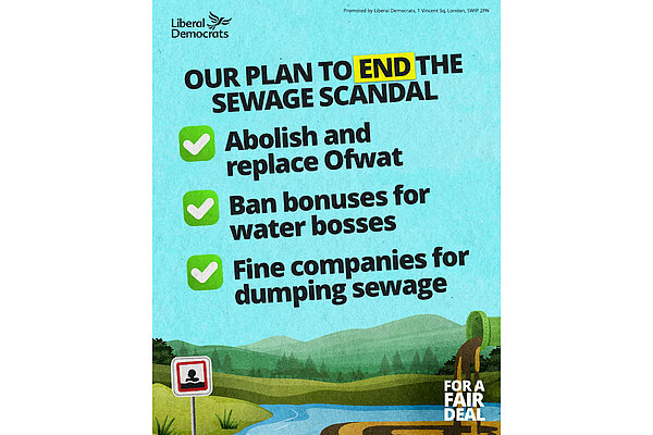 lib dem 3 pont sewage plan